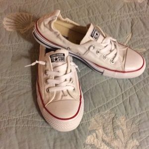 Slip on laced sneakers